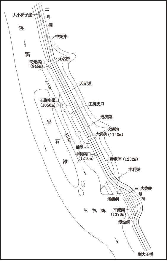 郑国渠卫星地图图片